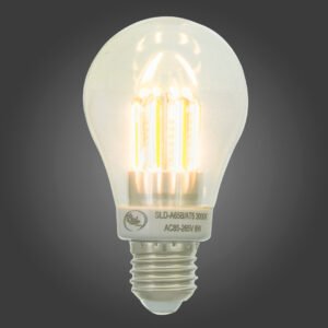 BULBO 8W B.CALIDO TRANS 8LINEAS LED E27