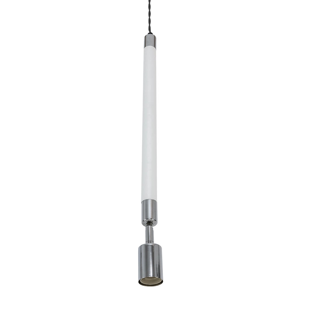 LAMP COLG BASTON SILVER/BLANCO E27 - Image 2