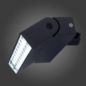 LUMINARIA RECT P/RIEL BK 10W CW PLEG 24°