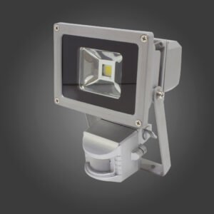 FLOOD LIGHT 1*10W AMBAR CON SENSOR